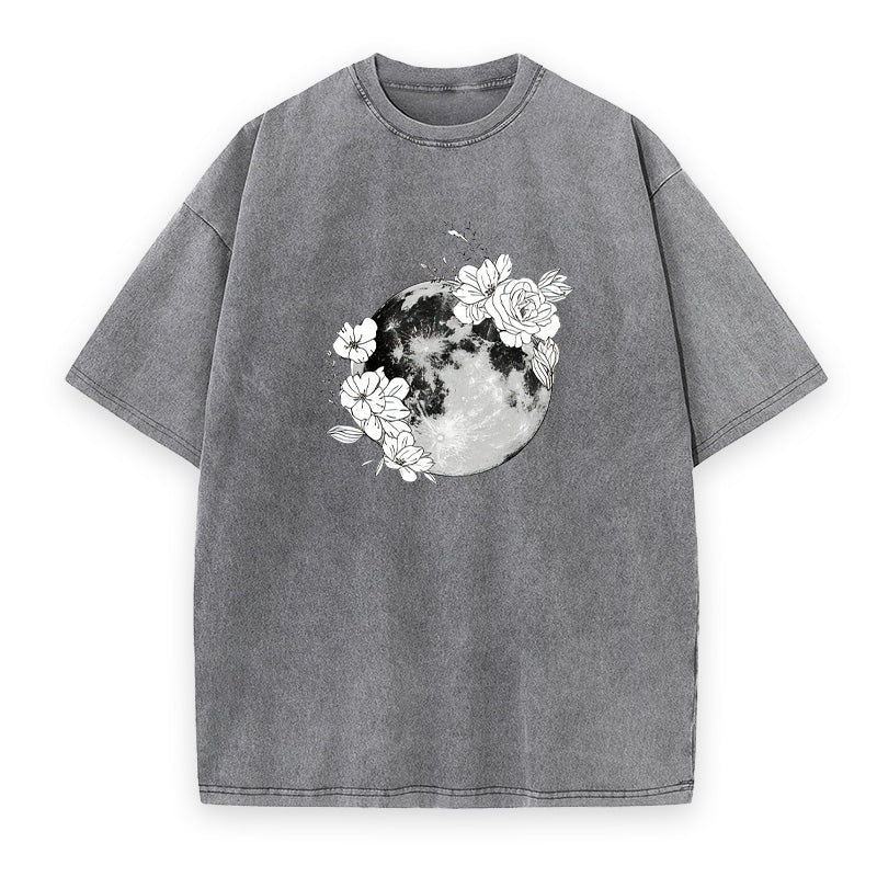 Floral Moon Unisex Tee
