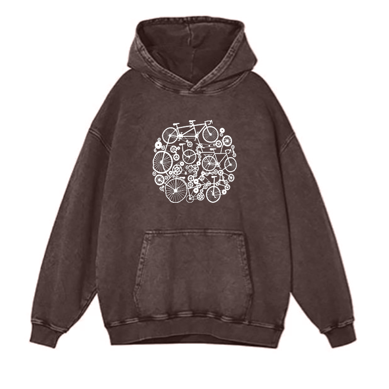 Bicycle wheel hoodies