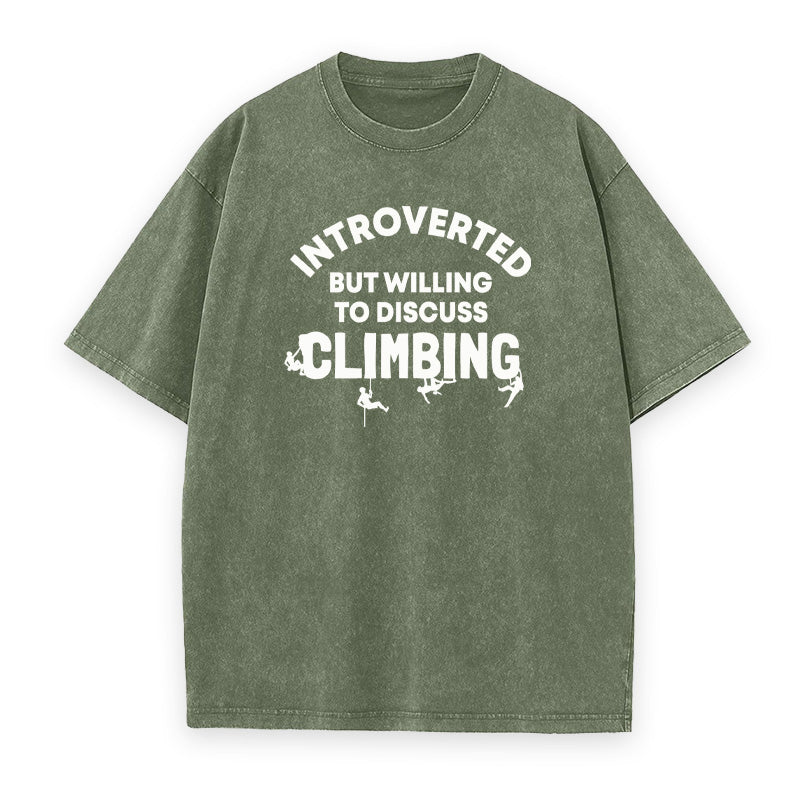 Funny Rock Climbing Unisex Tee