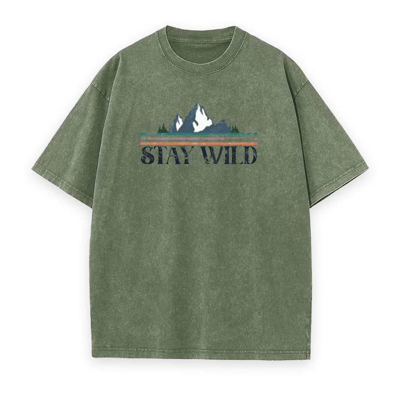 Stay Wild Mountain Unisex Tee
