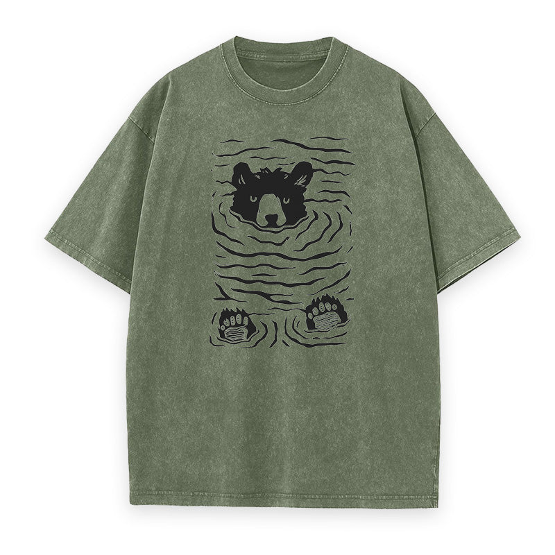 Swimming Bear Unisex Tee