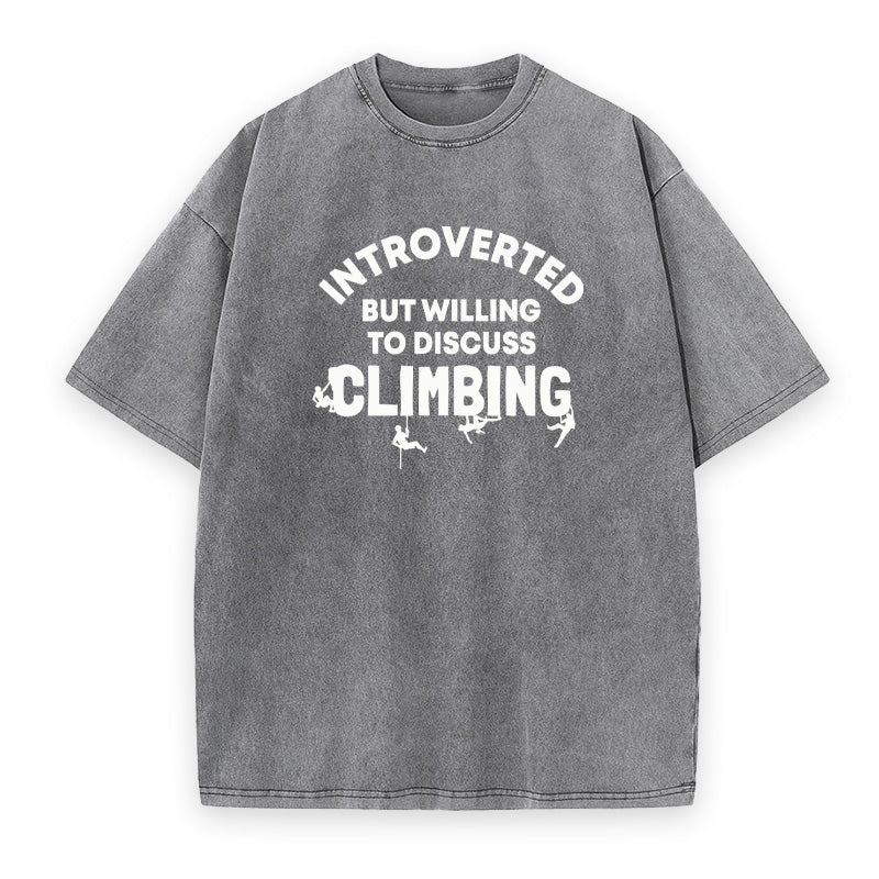 Funny Rock Climbing Unisex Tee
