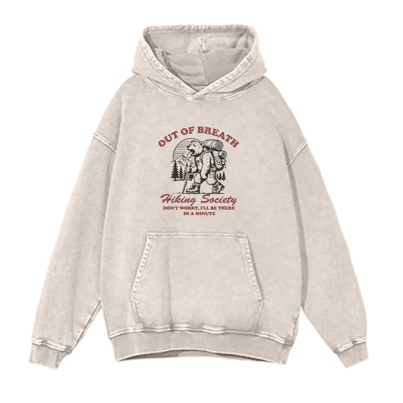 Out of Breath Hiking Society hoodies