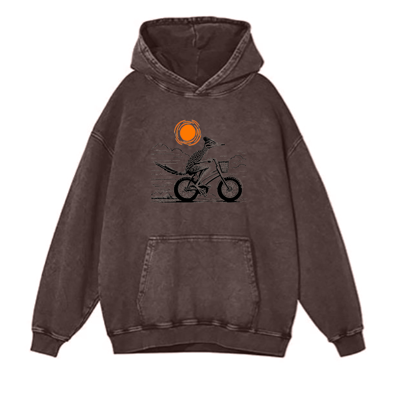 Retro Roadrunner Bicycle hoodies