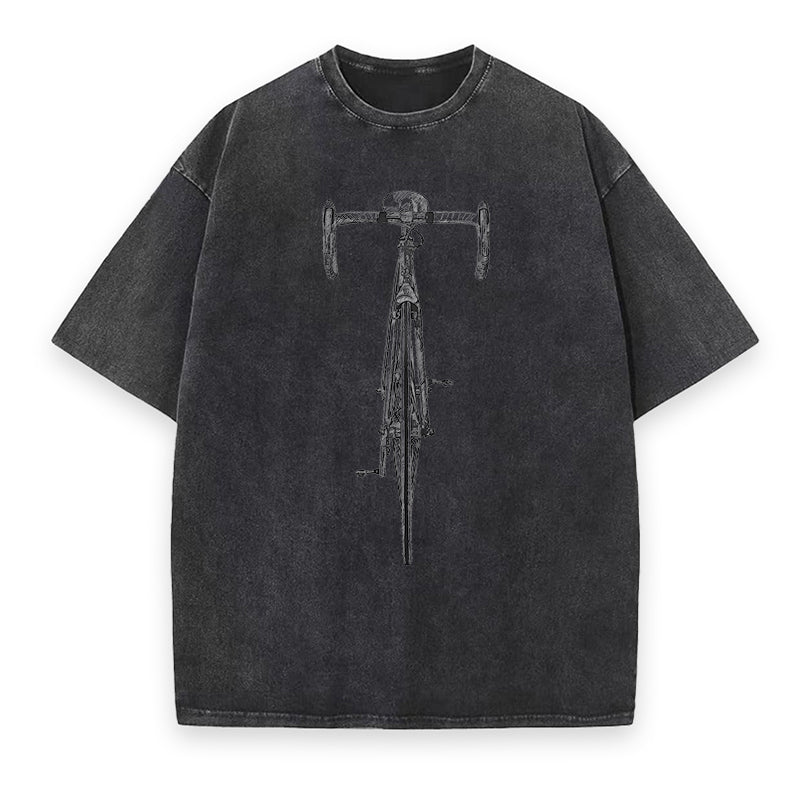 Classic Steel Single Speed Front Profile Unisex Tee