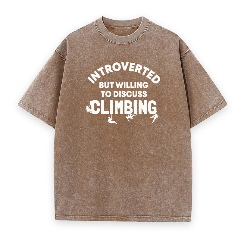 Funny Rock Climbing Unisex Tee