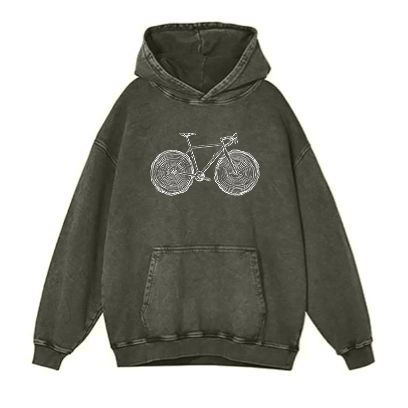 Sequoia Wooden Tree Cyclocross Bike hoodies