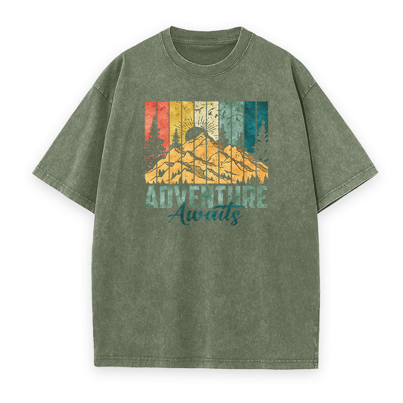 Retro Adventure Awaits Tee