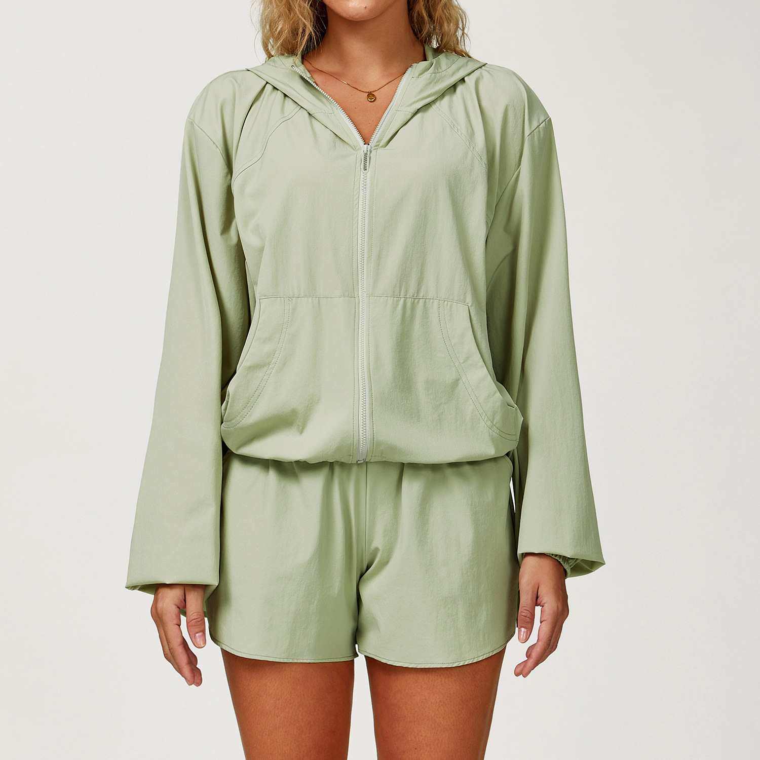 Women's Quick-Dry UV Protection Sports Jacket with Hood