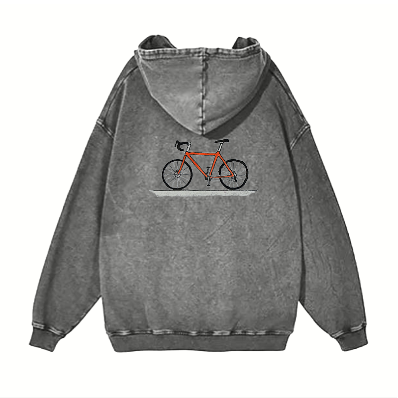 Red road bike Back design hoodies