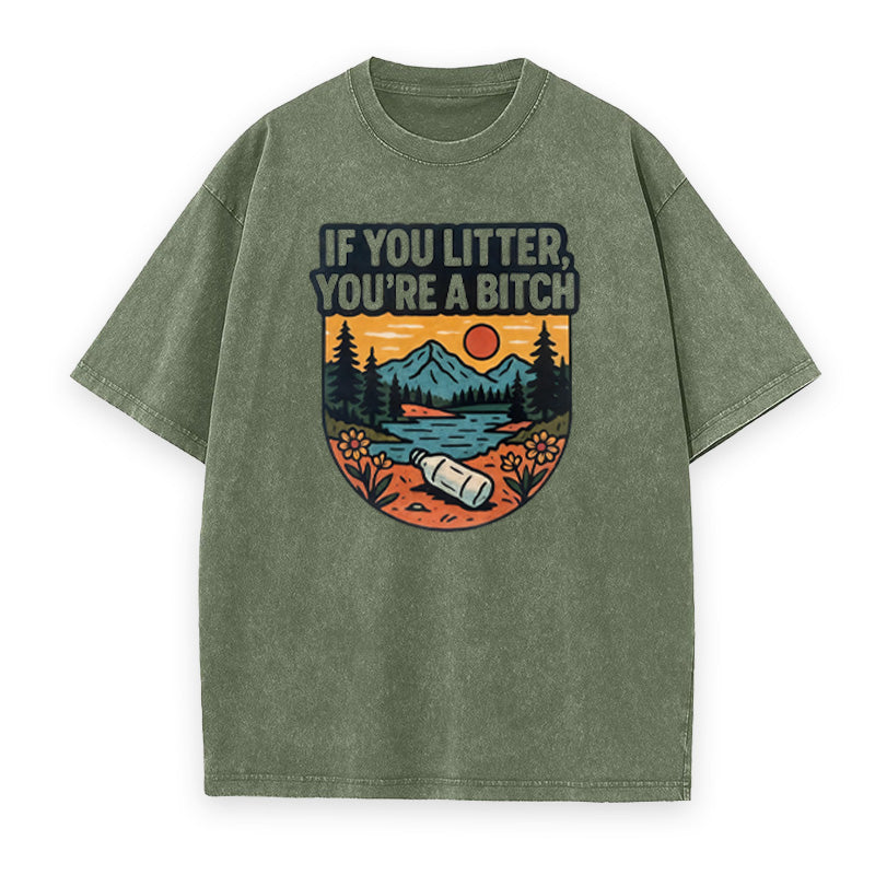 Protect Parks Stop Littering Unisex Tee