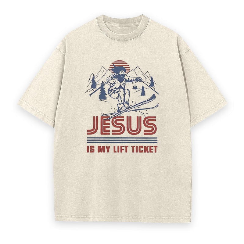 Jesus Is My Lift Ticket Unisex Tee