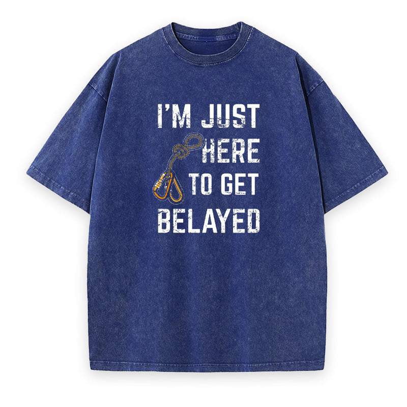 Get Belayed Rock Climbing Unisex Tee