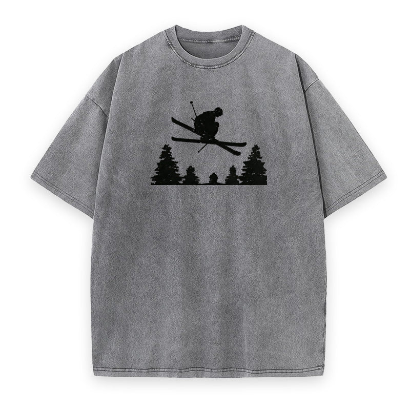 Funny Skiing Unisex Tee