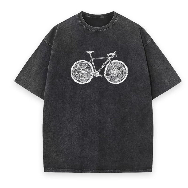Sequoia Tree Branch Cyclocross Bicycle Unisex Tee
