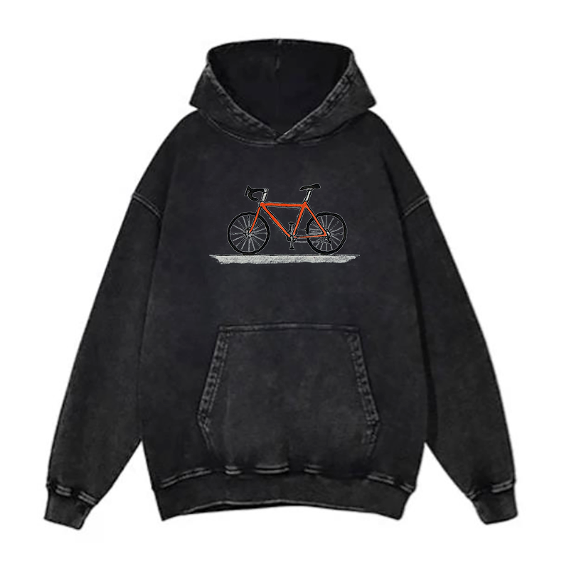 Red road bike hoodies