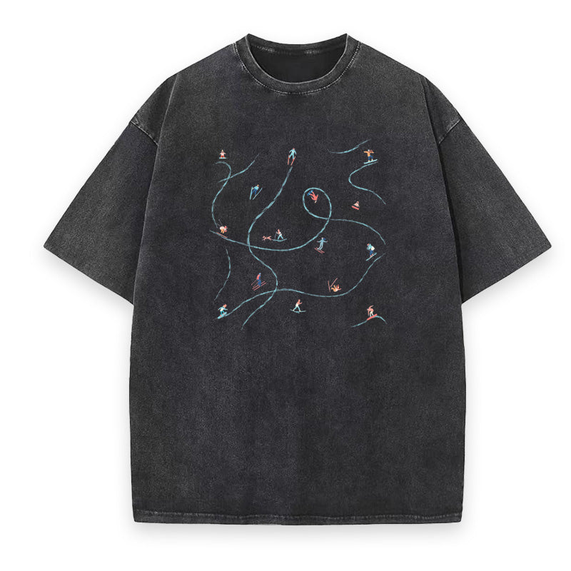 Skiing Unisex Tee