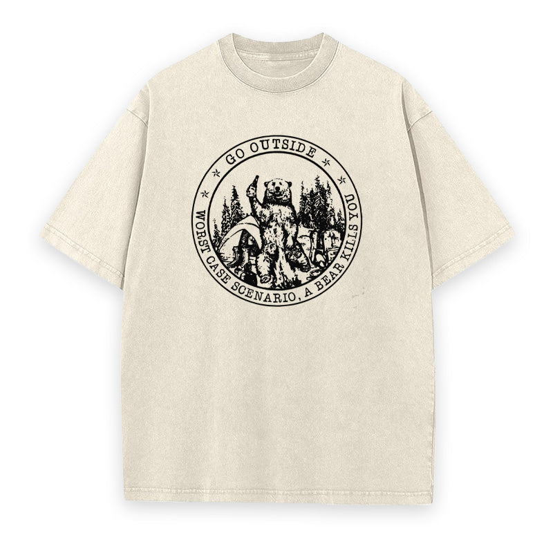 Mountain Themed Hiking Unisex Tee