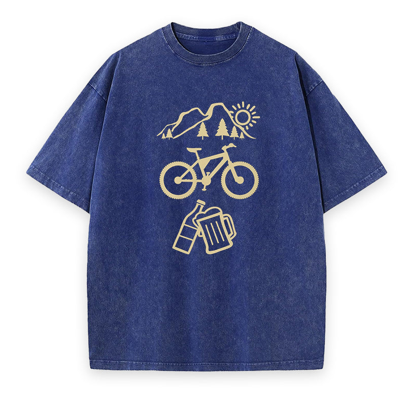 Mountain Bike And Beer Tee
