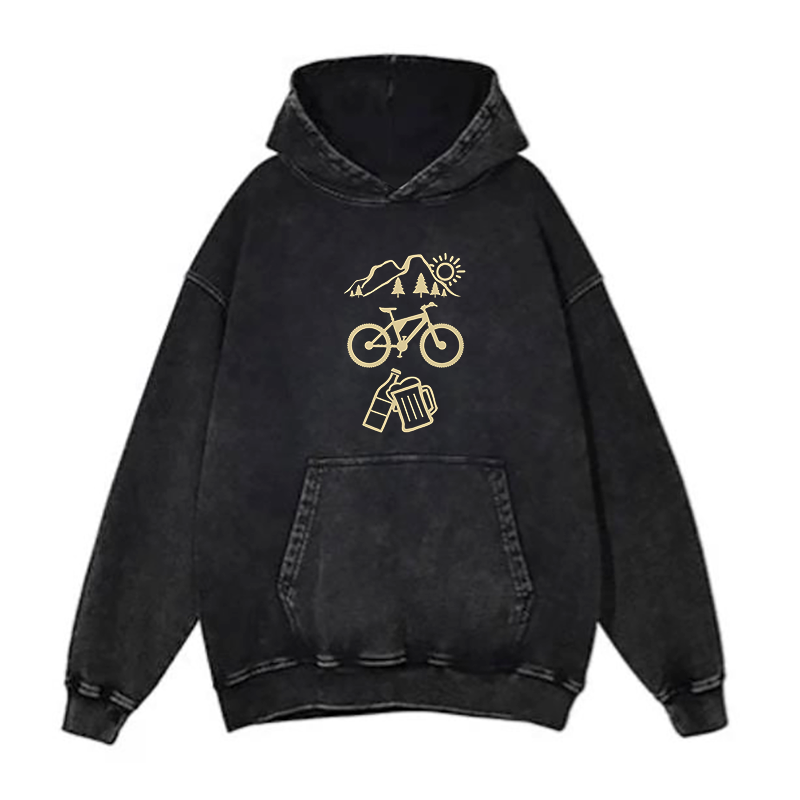 Mountain Bike And Beer hoodies