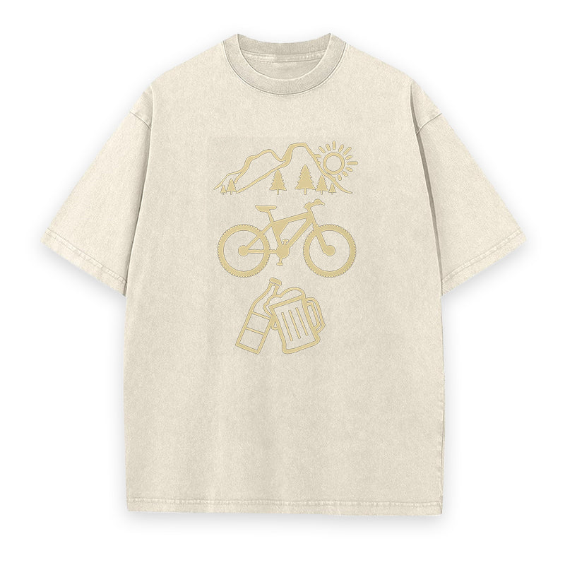 Mountain Bike And Beer Tee