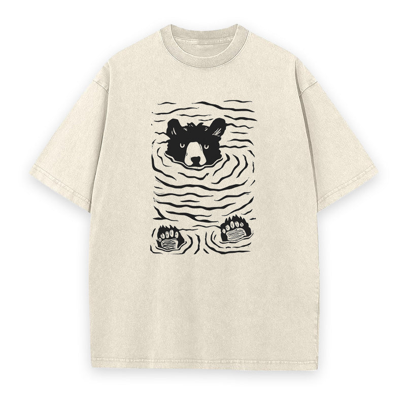 Swimming Bear Unisex Tee