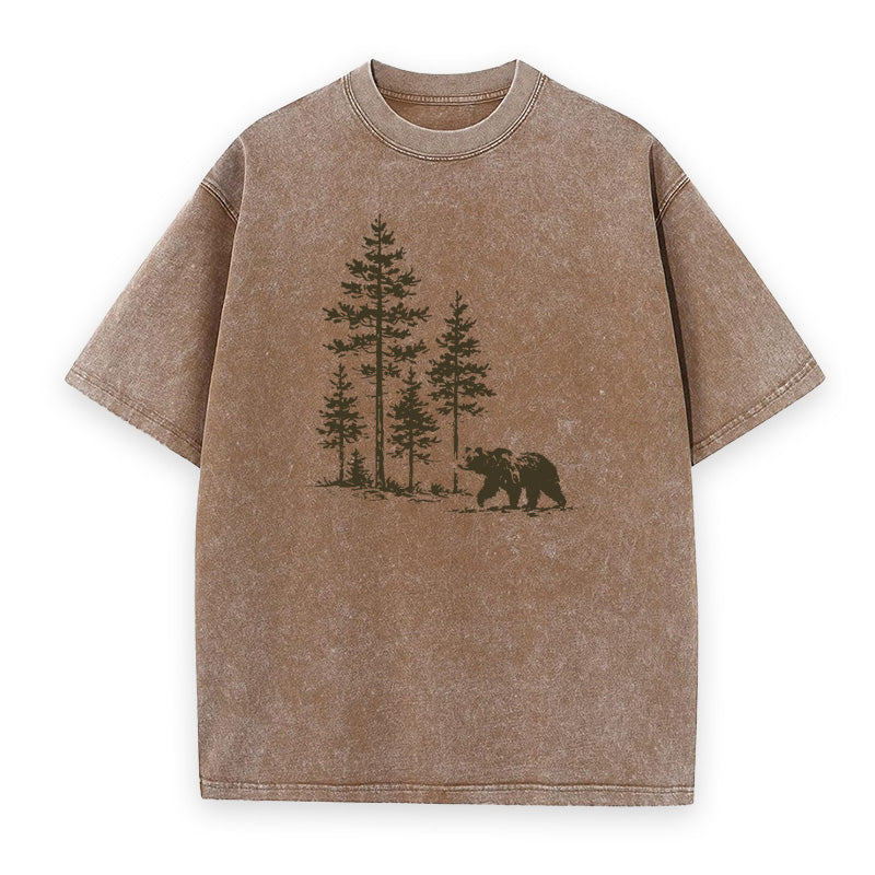 Pine Forest Bear Unisex Tee