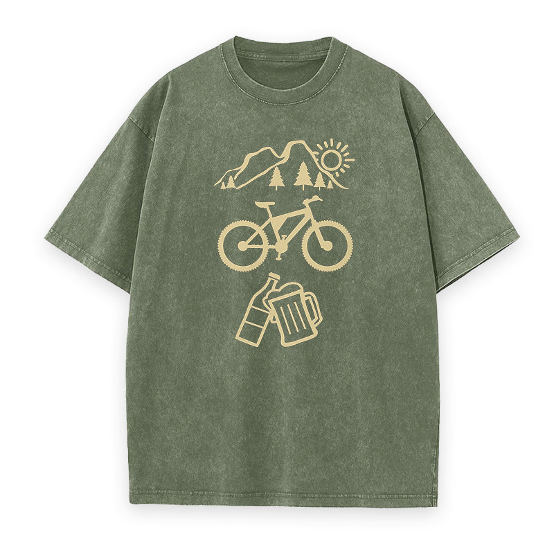 Mountain Bike And Beer Tee