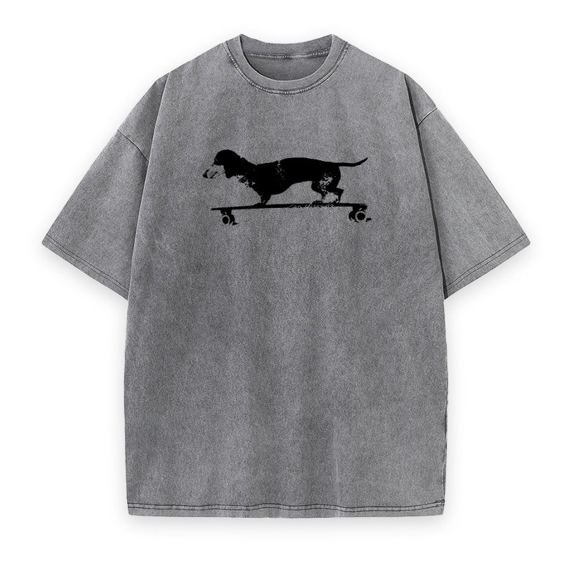 Dachshund Longboard Unisex Tee
