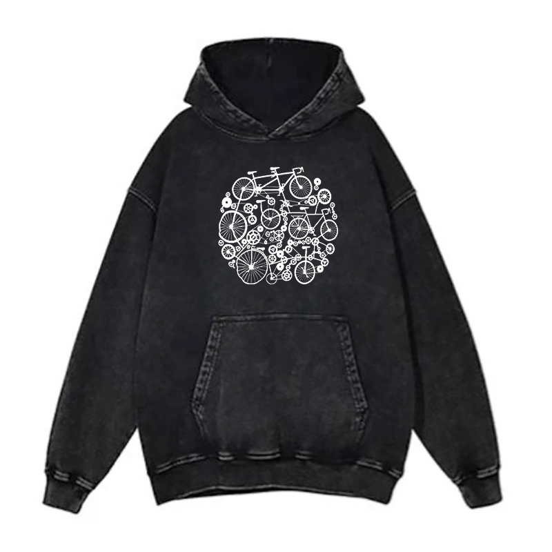 Bicycle wheel hoodies