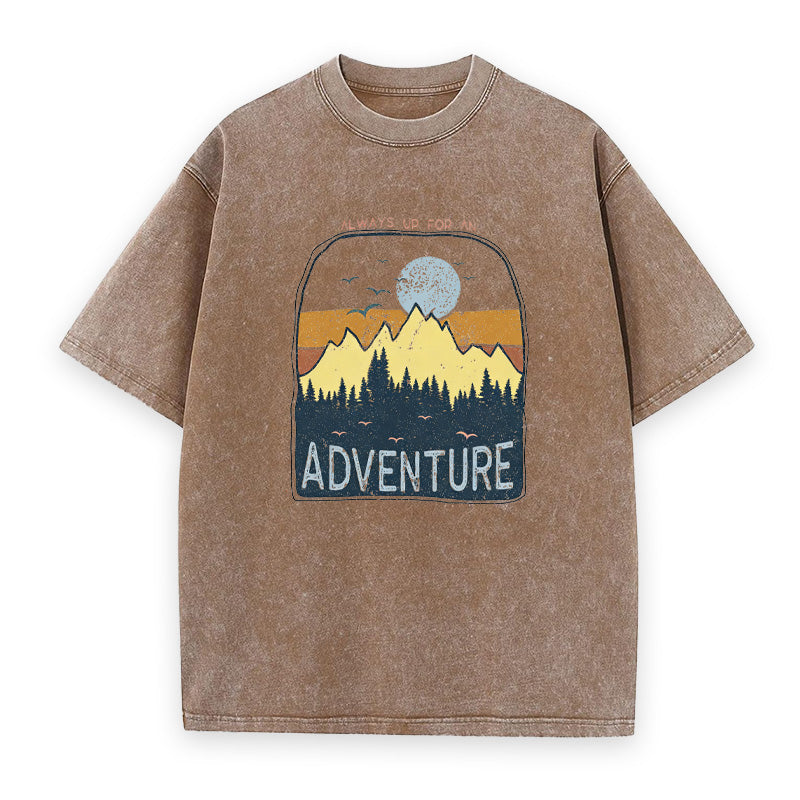 Retro Mountain Adventure Unisex Tee