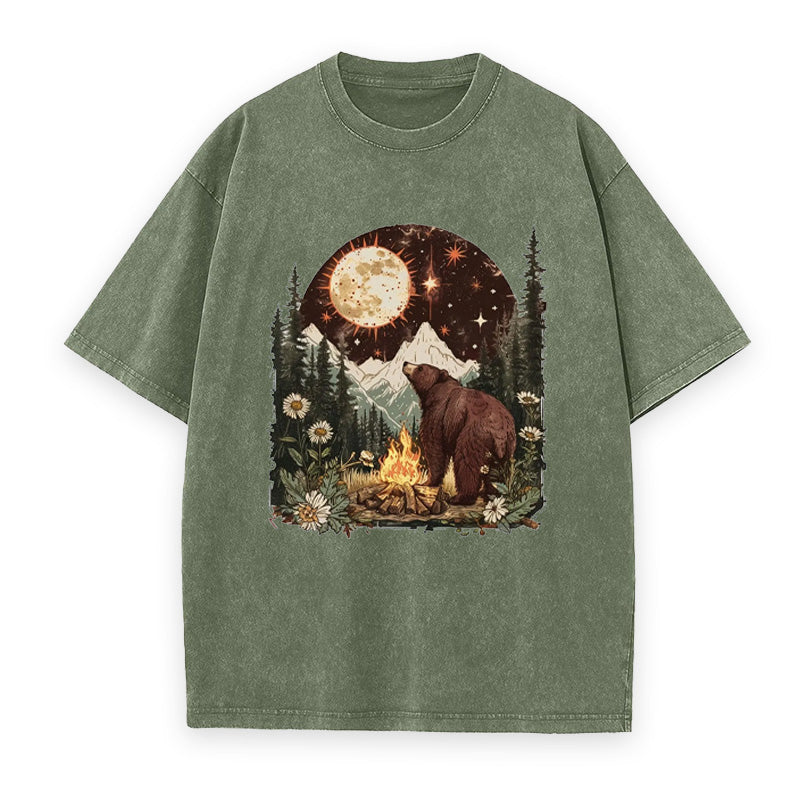 Campfire Bear Unisex Tee