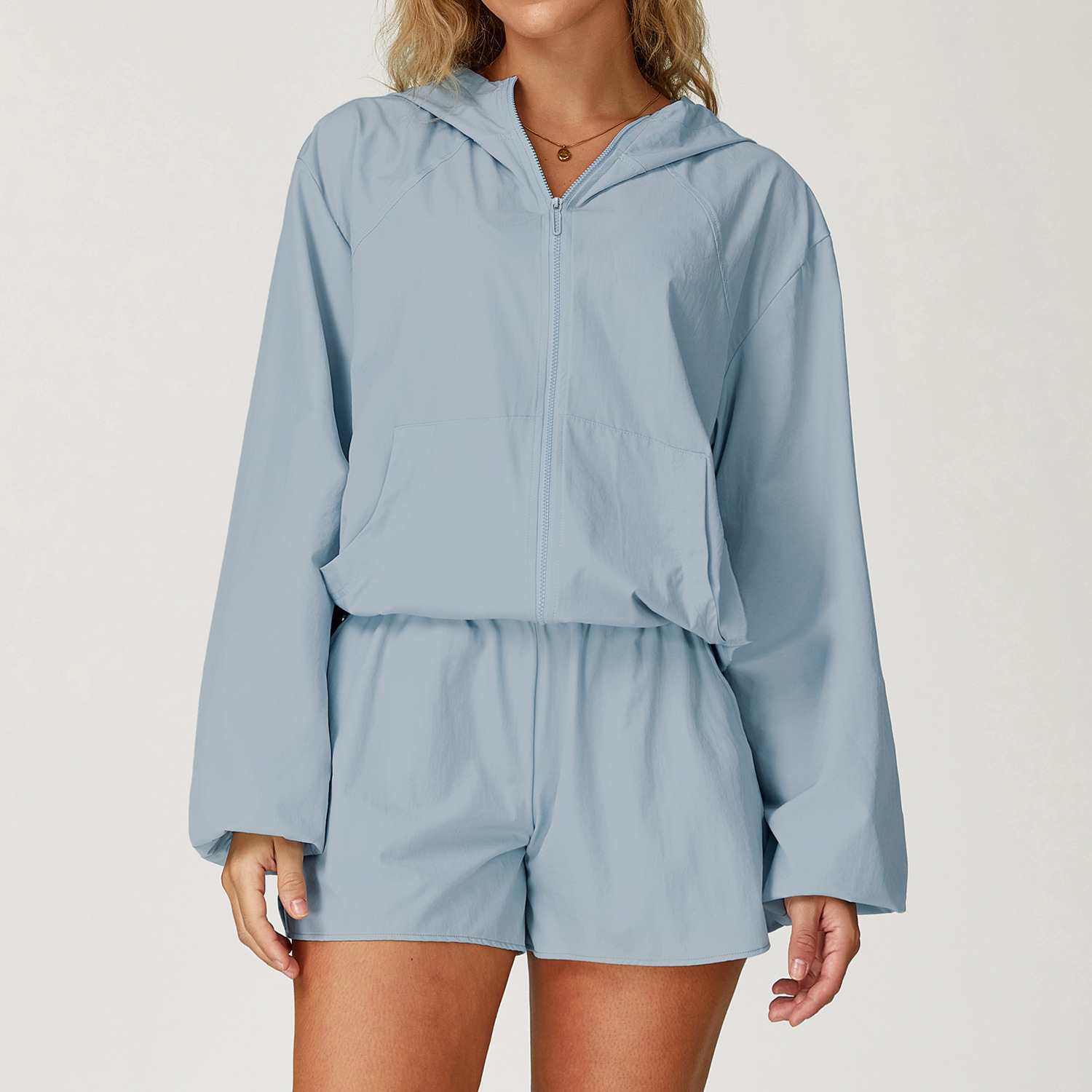 Women's Quick-Dry UV Protection Sports Jacket with Hood