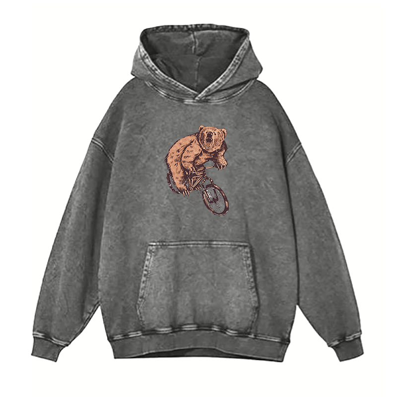 Bear On Bike hoodies