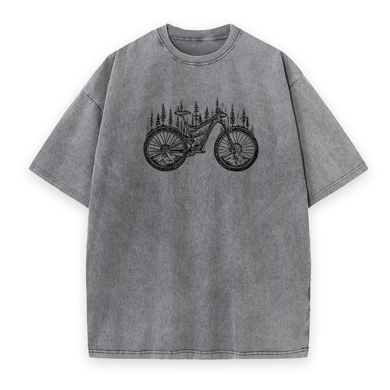 Forested Bicycle Unisex Tee
