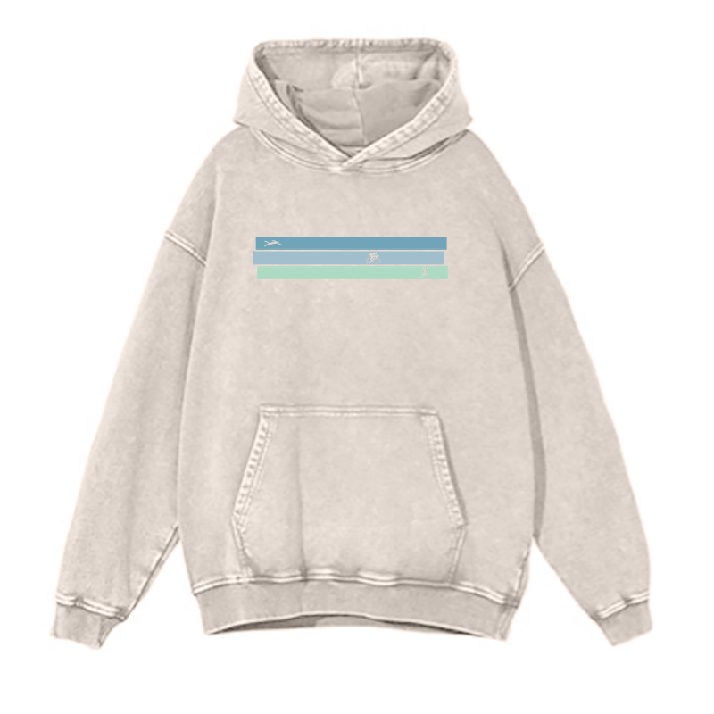 Three Sports One Goal hoodies