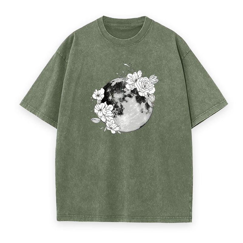 Floral Moon Unisex Tee