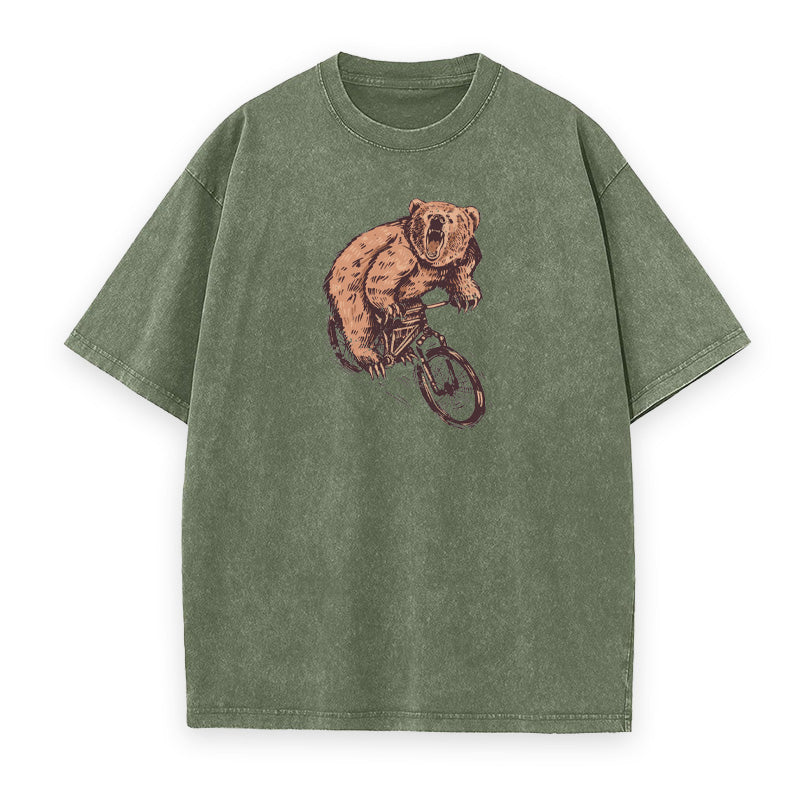 Bear On Bike Unisex Tee