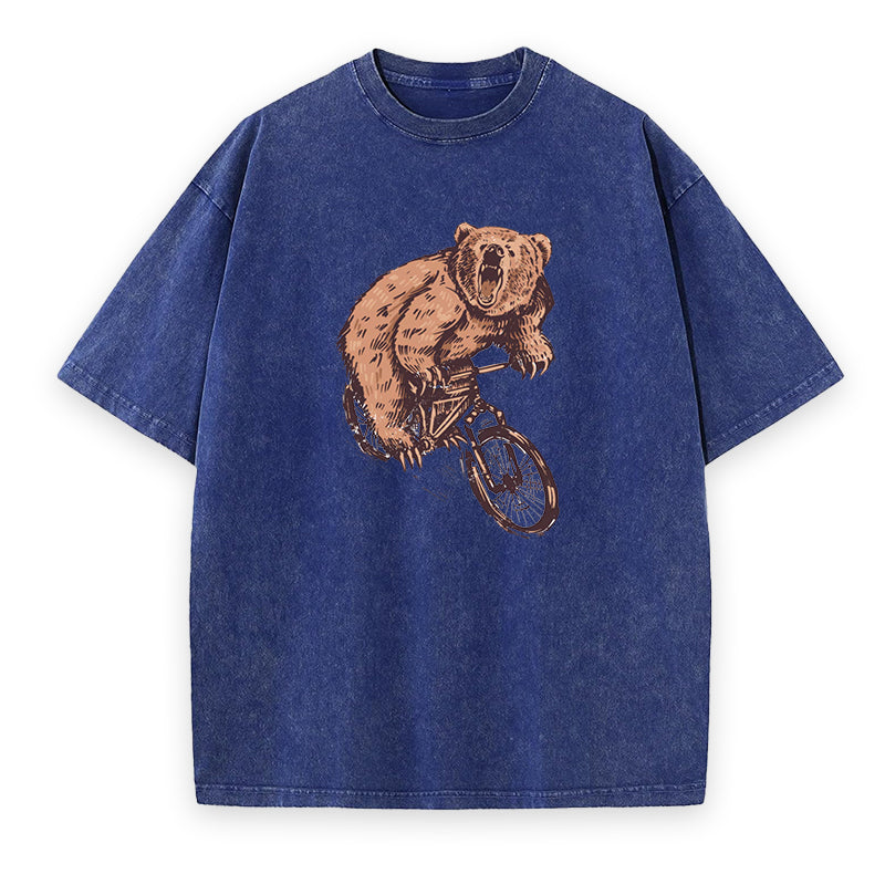 Bear On Bike Unisex Tee