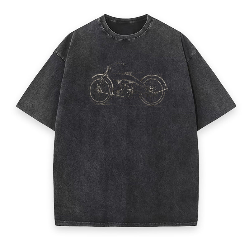 Vintage Motorcycle Unisex Tee