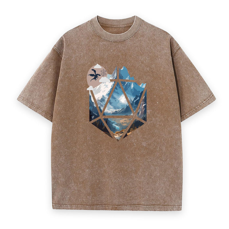 Snow Mountain View Unisex Tee