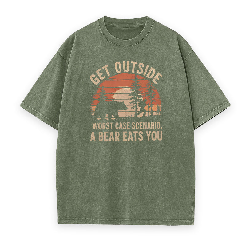 Go Outside Worst Case Scenario Unisex Tee