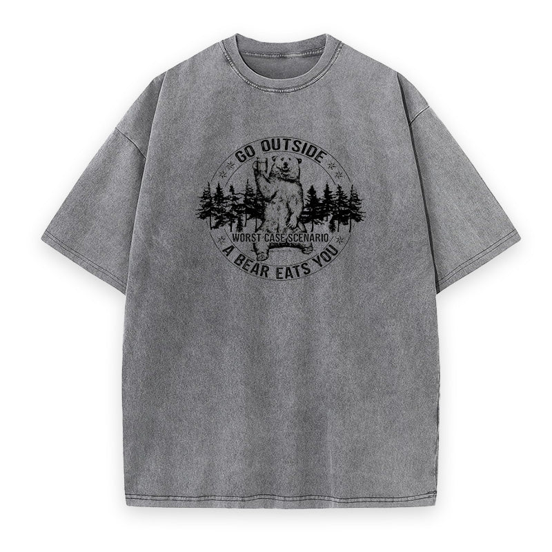 Go Outside Camping Unisex Tee