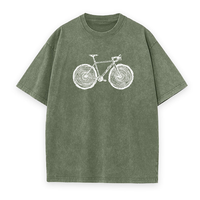 Sequoia Tree Branch Cyclocross Bicycle Unisex Tee