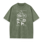 1890 Bicycle Patent Unisex Tee