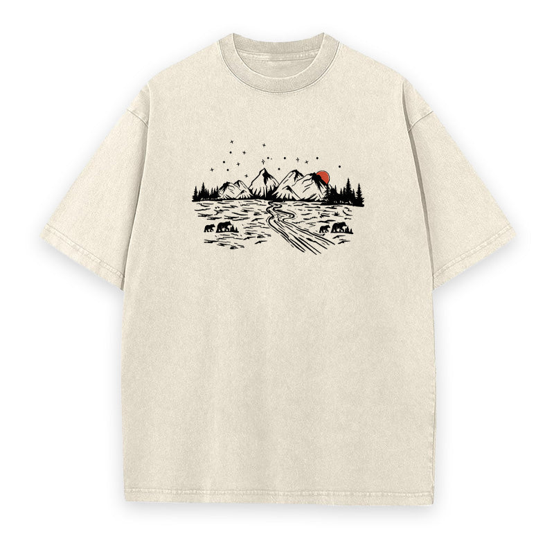 Mountain Silhouette Unisex Tee