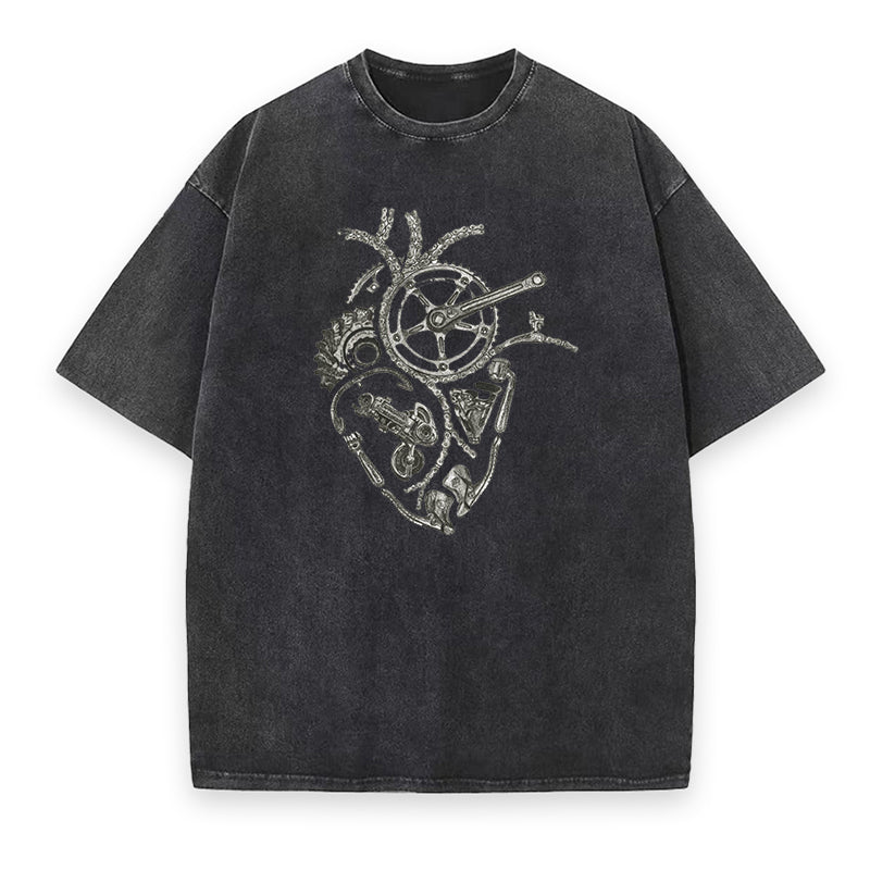 Heart Powered by Pedals Unisex Tee