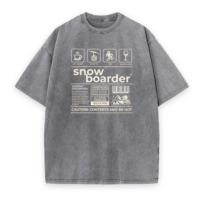 Funny Snowboarder Unisex Tee
