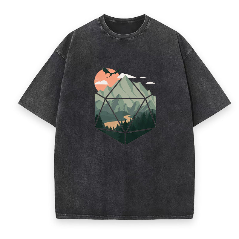 Dice Mountain Unisex Tee