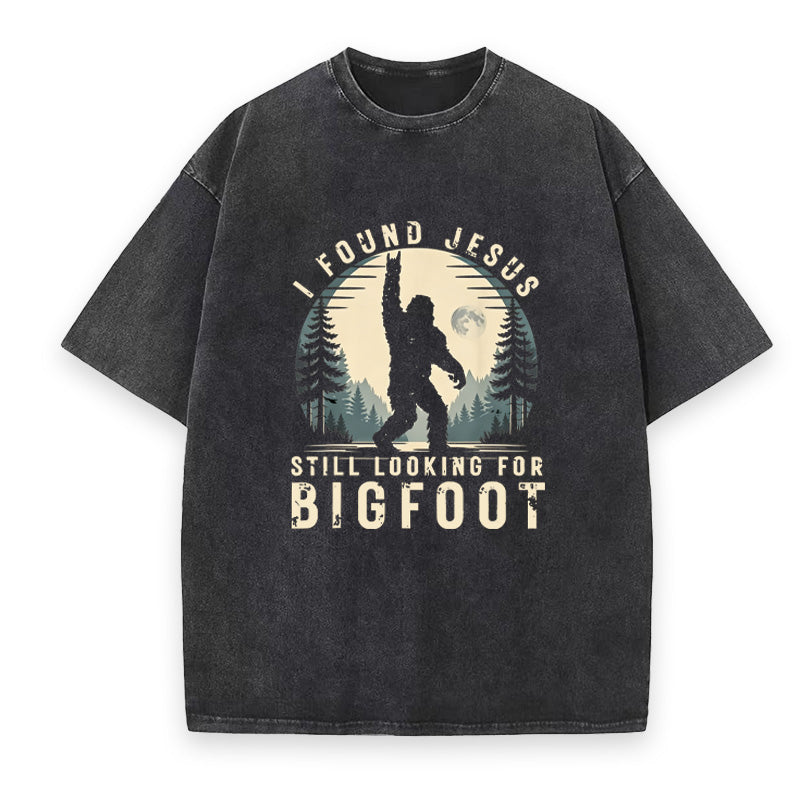 Found Jesus Still Hunting Bigfoot Unisex Tee